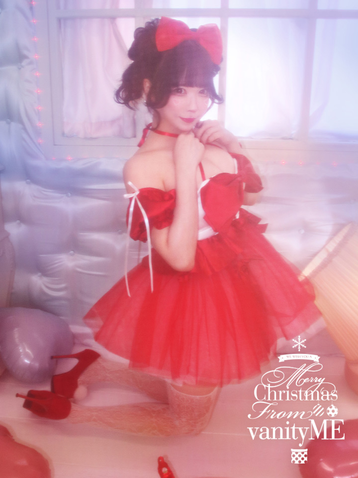 【2点セット】vanityME. × MIYANISHIYAMA 約束ドレス レッド サンタ vcsst-250153-1-rs