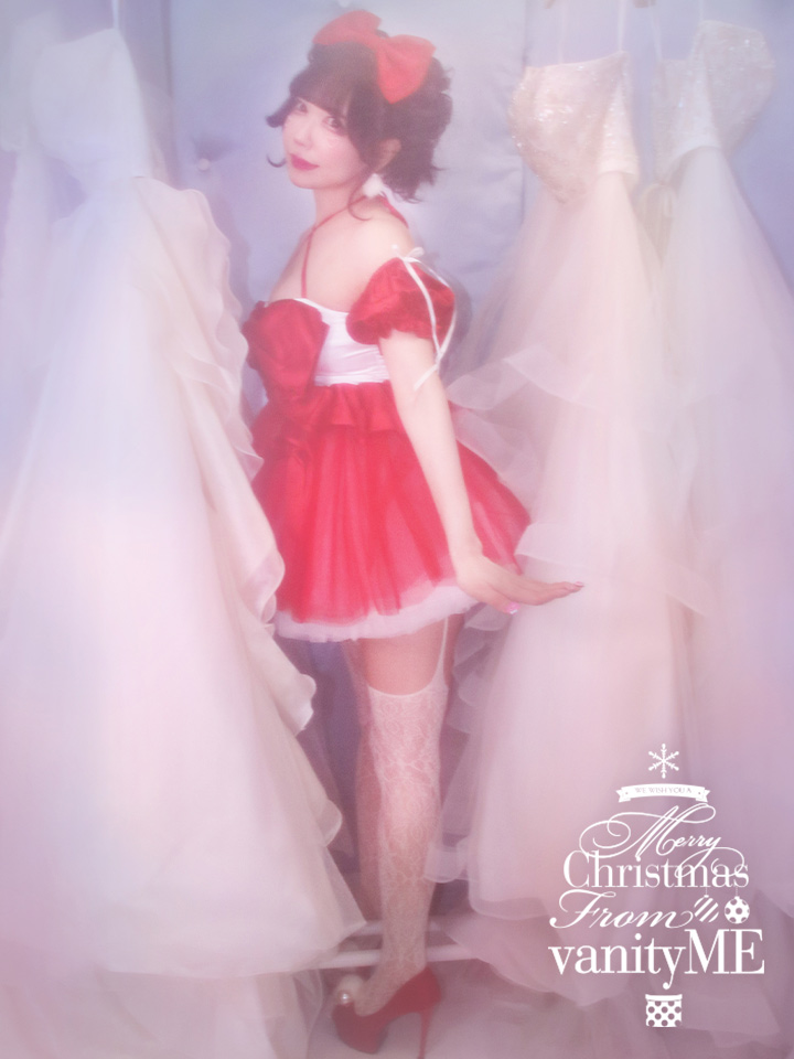 【2点セット】vanityME. × MIYANISHIYAMA 約束ドレス レッド サンタ vcsst-250153-1-rs