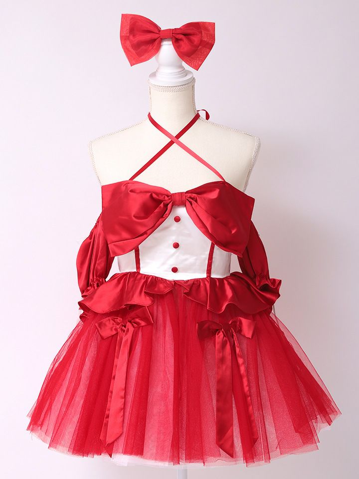 【2点セット】vanityME. × MIYANISHIYAMA 約束ドレス レッド サンタ vcsst-250153-1-rs