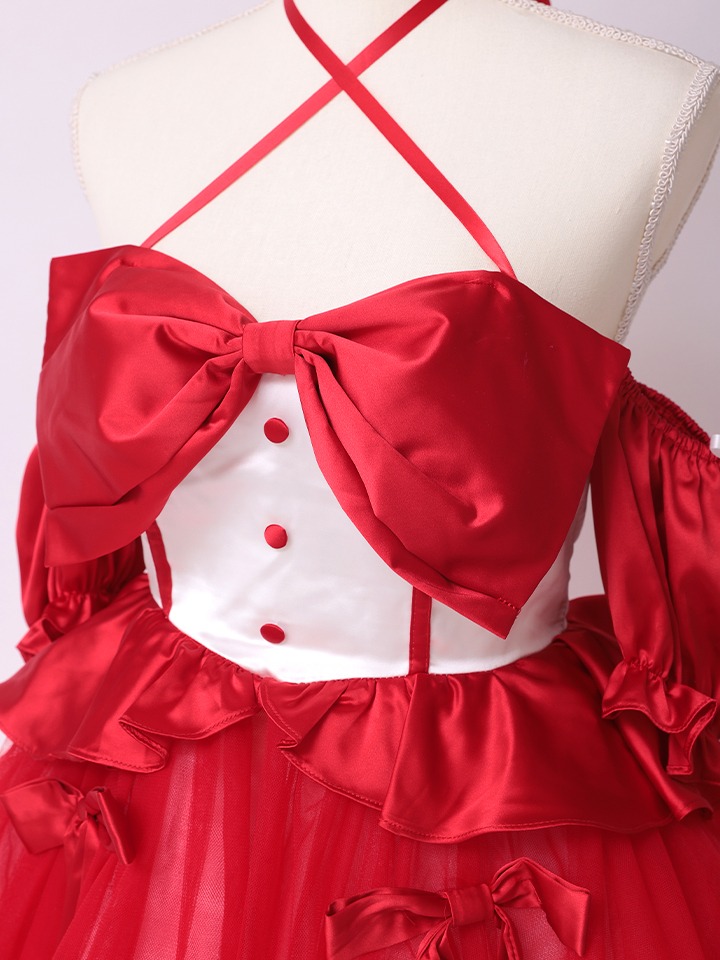 【2点セット】vanityME. × MIYANISHIYAMA 約束ドレス レッド サンタ vcsst-250153-1-rs