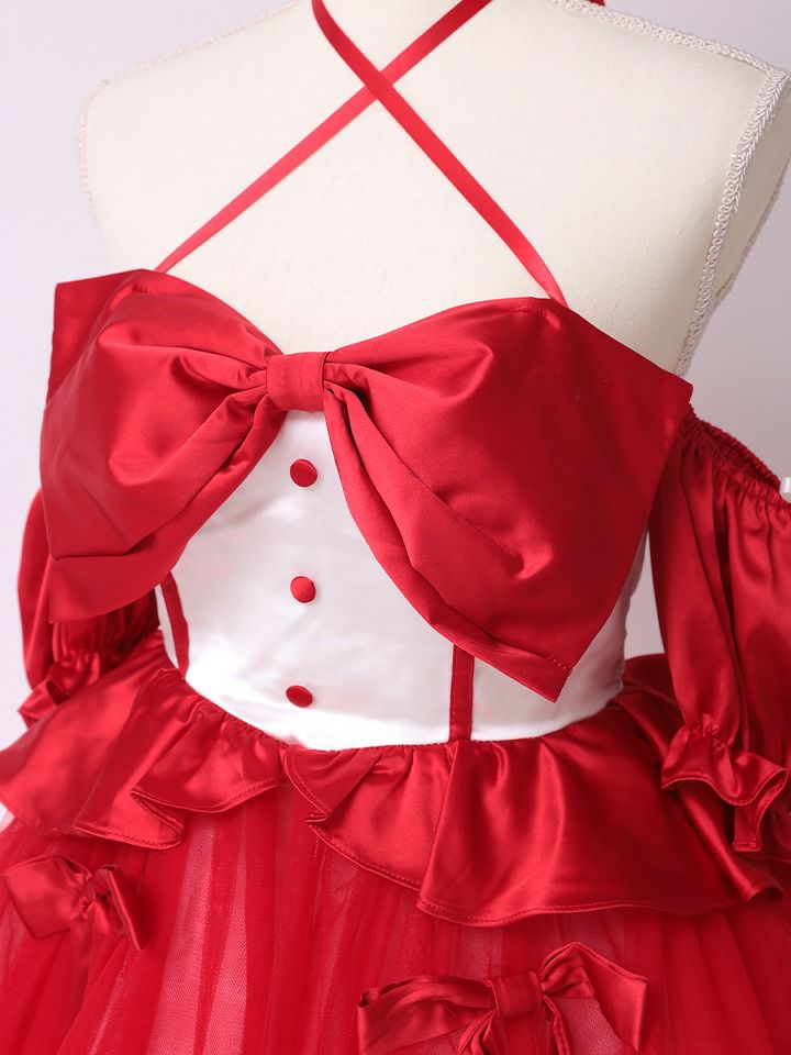 【2点セット】vanityME. × MIYANISHIYAMA 約束ドレス レッド サンタ vcsst-250153-1-rs