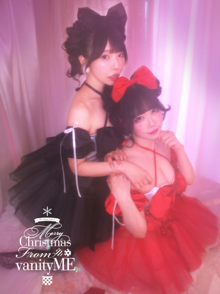 【2点セット】vanityME. × MIYANISHIYAMA 約束ドレス ブラック サンタ vcsst-250153-2a-rs