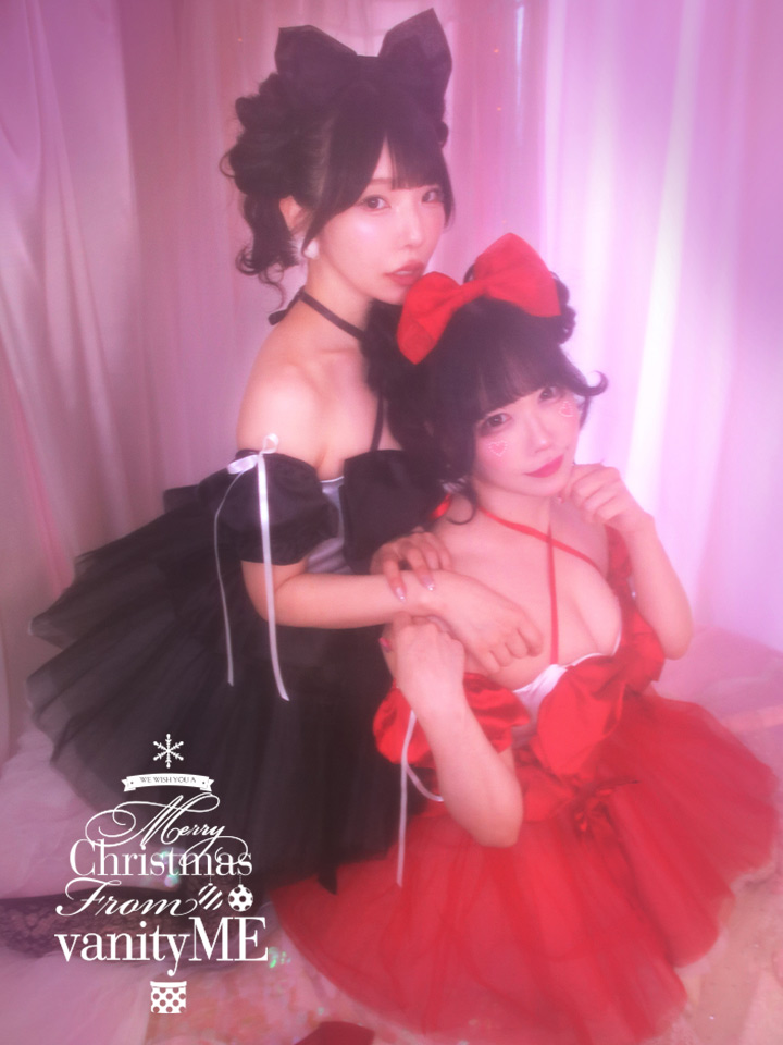 【2点セット】vanityME. × MIYANISHIYAMA 約束ドレス ブラック サンタ vcsst-250153-2a-rs