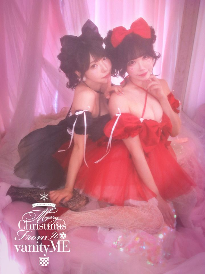 【2点セット】vanityME. × MIYANISHIYAMA 約束ドレス ブラック サンタ vcsst-250153-2a-rs