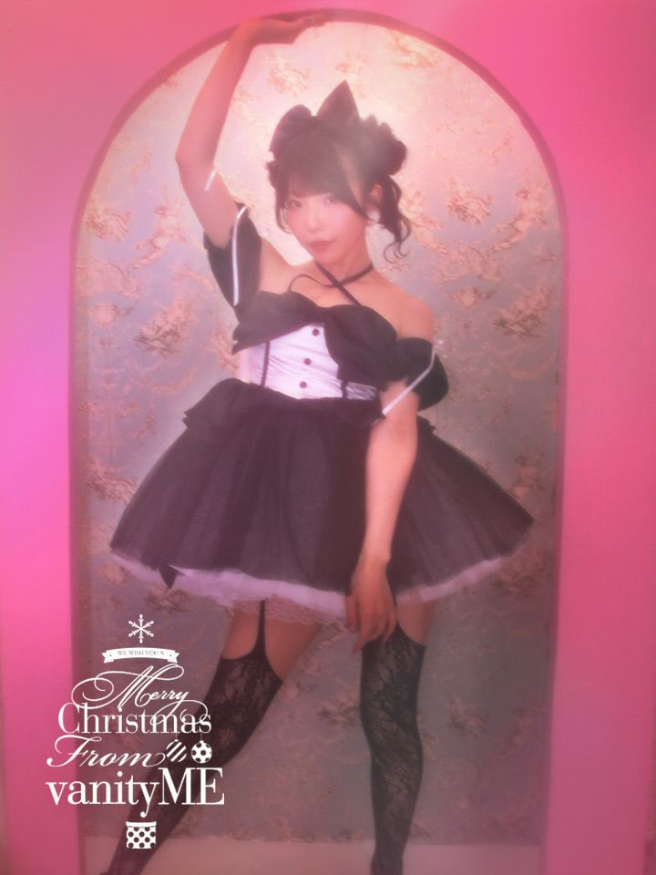 【2点セット】vanityME. × MIYANISHIYAMA 約束ドレス ブラック サンタ vcsst-250153-2a-rs