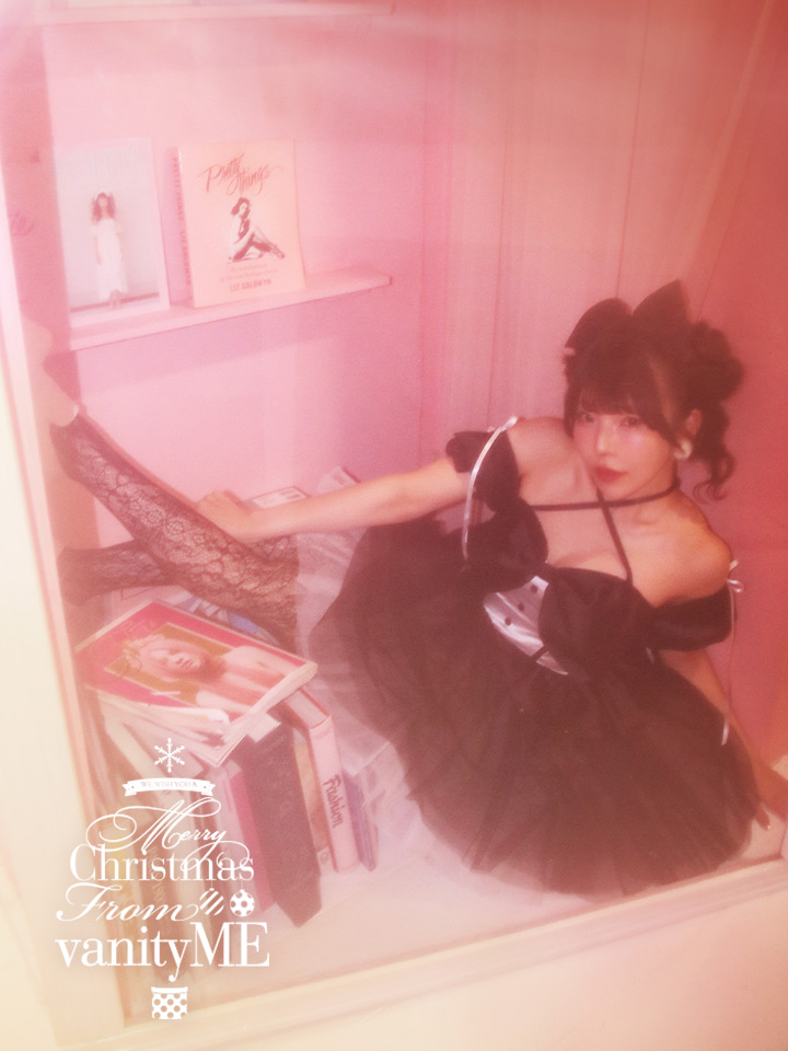 【2点セット】vanityME. × MIYANISHIYAMA 約束ドレス ブラック サンタ vcsst-250153-2a-rs