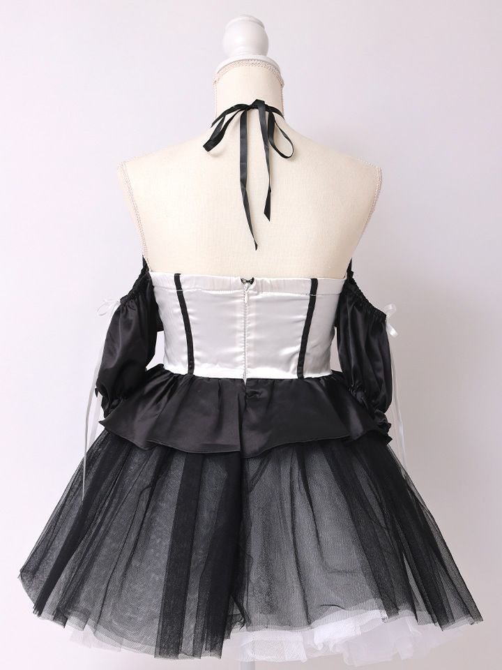 【2点セット】vanityME. × MIYANISHIYAMA 約束ドレス ブラック サンタ vcsst-250153-2a-rs