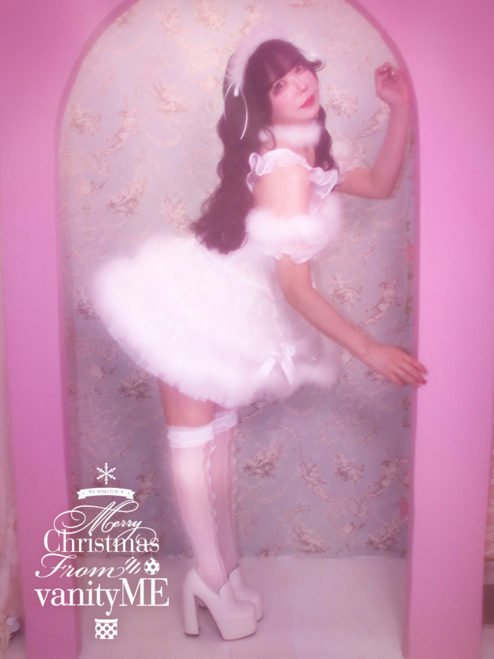 【2点セット】vanityME. × MIYANISHIYAMA ホワイトクリスマスドレス サンタ vcsst-250152-a-sr