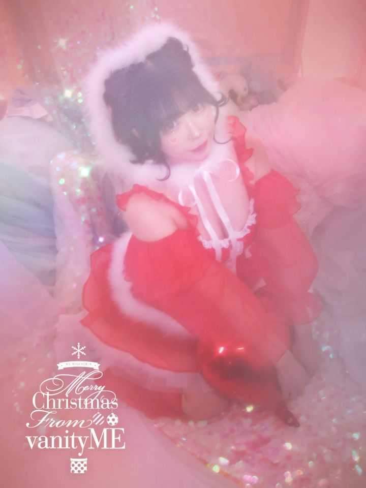 【3点セット】vanityME. × MIYANISHIYAMA とっておきいちごドレス レッド サンタ vcsst-250155-sr