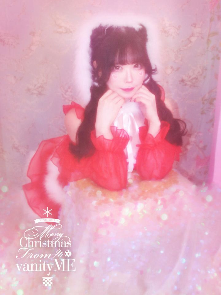 【3点セット】vanityME. × MIYANISHIYAMA とっておきいちごドレス レッド サンタ vcsst-250155-sr