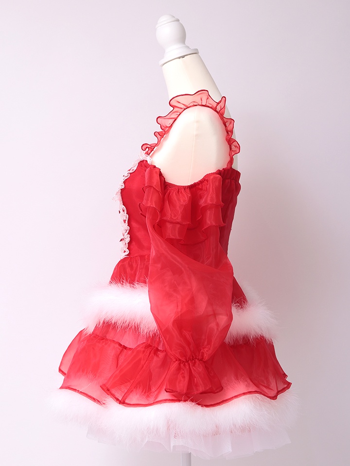 【3点セット】vanityME. × MIYANISHIYAMA とっておきいちごドレス レッド サンタ vcsst-250155-sr