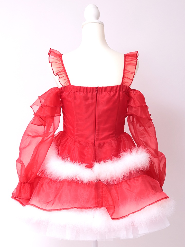【3点セット】vanityME. × MIYANISHIYAMA とっておきいちごドレス レッド サンタ vcsst-250155-sr