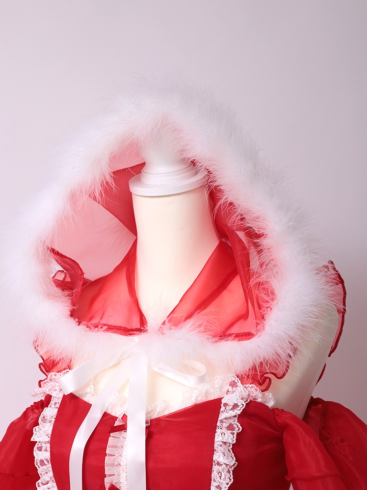 【3点セット】vanityME. × MIYANISHIYAMA とっておきいちごドレス レッド サンタ vcsst-250155-sr