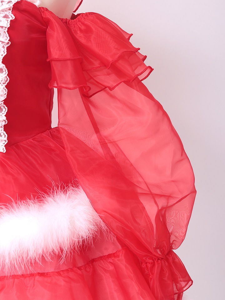 【3点セット】vanityME. × MIYANISHIYAMA とっておきいちごドレス レッド サンタ vcsst-250155-sr