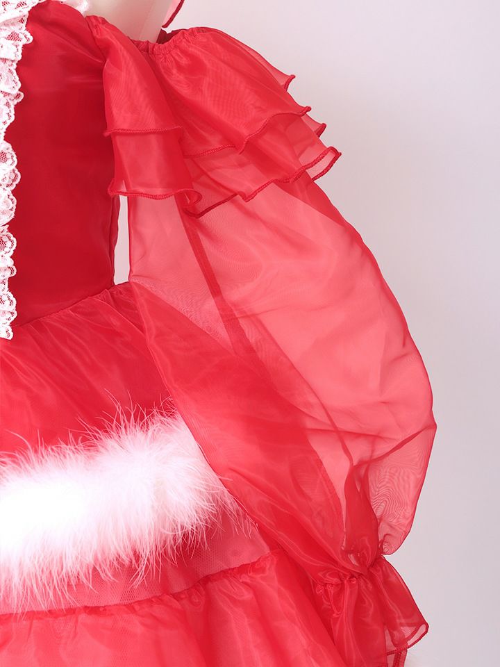 【3点セット】vanityME. × MIYANISHIYAMA とっておきいちごドレス レッド サンタ vcsst-250155-sr