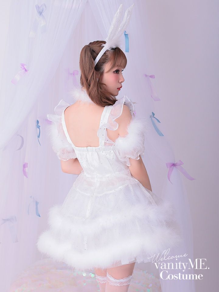 【3点セット】vanityME. × MIYANISHIYAMA ホワイトバニードレス vcsbn-250152-2b