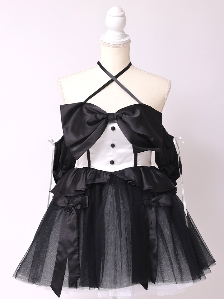 【3点セット】vanityME. × MIYANISHIYAMA 約束ドレス バニー ブラック vcsbn-250153-2b-my