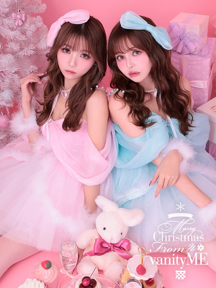 【2点セット】Alice in christmas party アリスインクリスマスパーティー サンタ ピンク vcsst-250170-3a