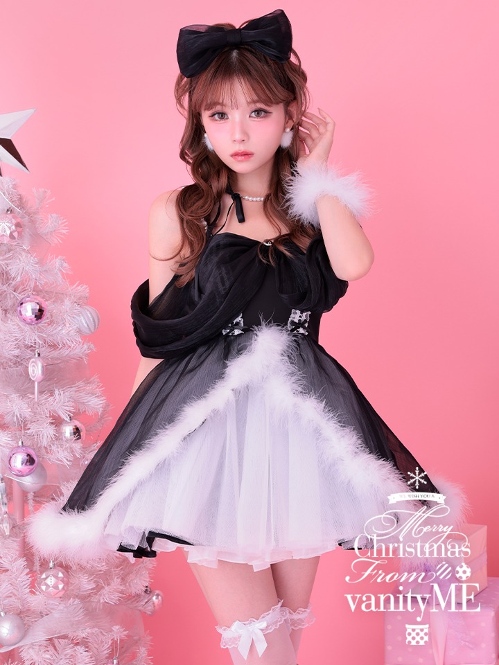 【2点セット】Alice in christmas party アリスインクリスマスパーティー サンタ ブラック vcsst-250170-2a
