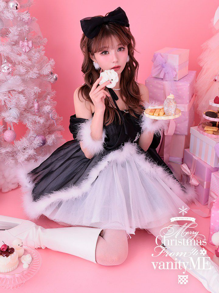 【2点セット】Alice in christmas party アリスインクリスマスパーティー サンタ ブラック vcsst-250170-2a