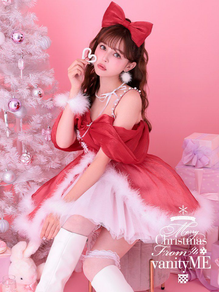 【2点セット】Alice in christmas party アリスインクリスマスパーティー サンタ レッド vcsst-250170-1