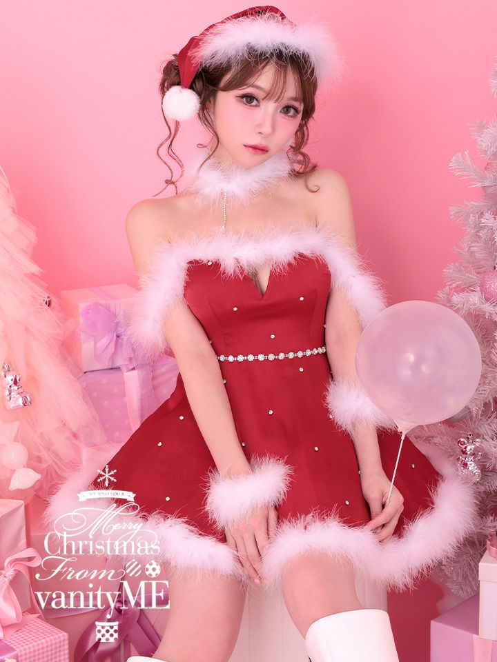 【3点セット】Diamond Stone's Santa ダイヤモンドストーンサンタ レッド vcsst-250171-1