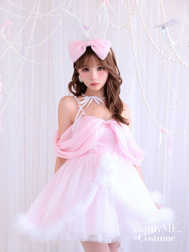 【3点セット】Alice in bunny party アリスインバニーパーティー ピンク vcsbn-250170-3b