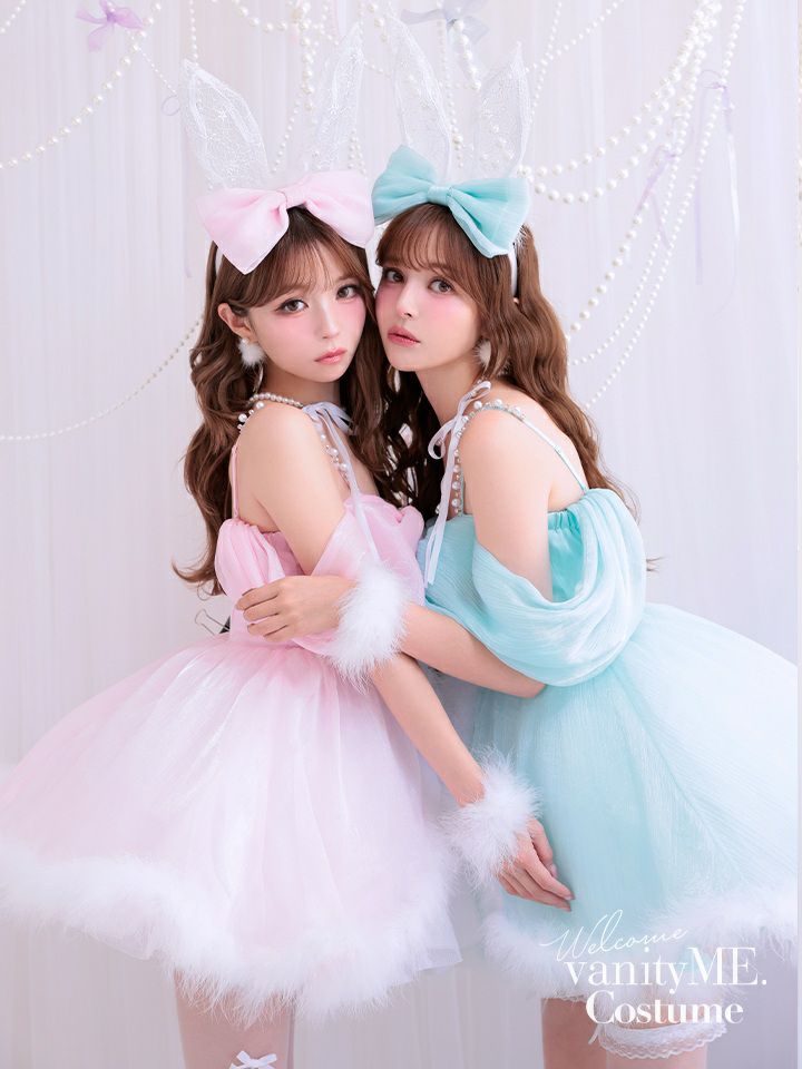 【3点セット】Alice in bunny party アリスインバニーパーティー ピンク vcsbn-250170-3b