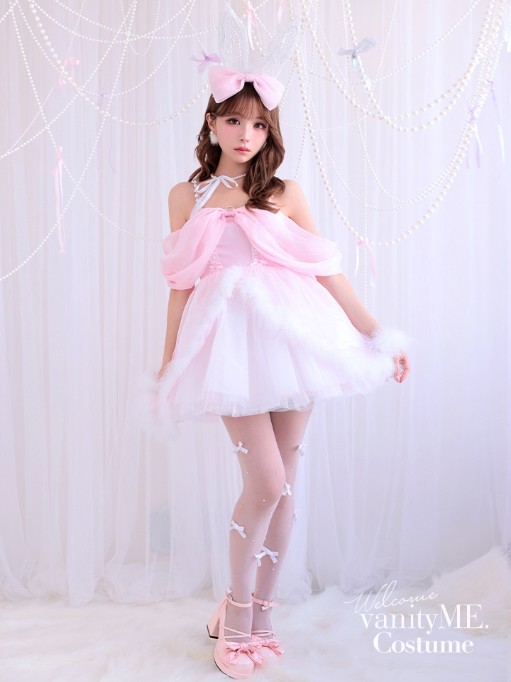 【3点セット】Alice in bunny party アリスインバニーパーティー ピンク vcsbn-250170-3b