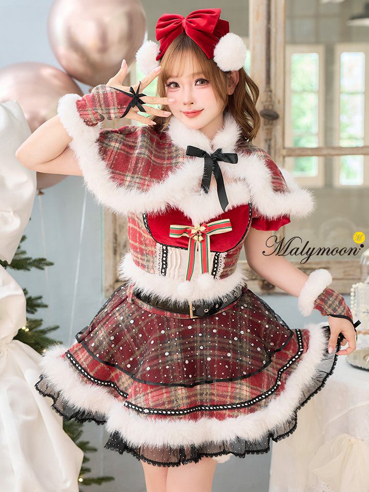 【12点セット】Malymoon マリームーン エトワールクラシックベルサンタ レッド mlcs25070