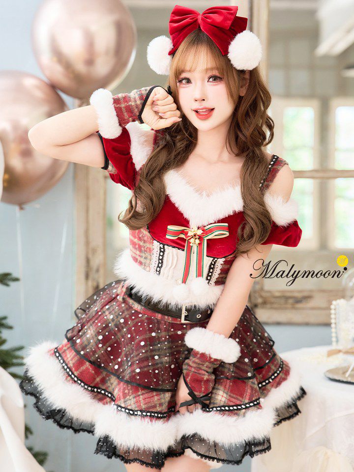 【12点セット】Malymoon マリームーン エトワールクラシックベルサンタ レッド mlcs25070