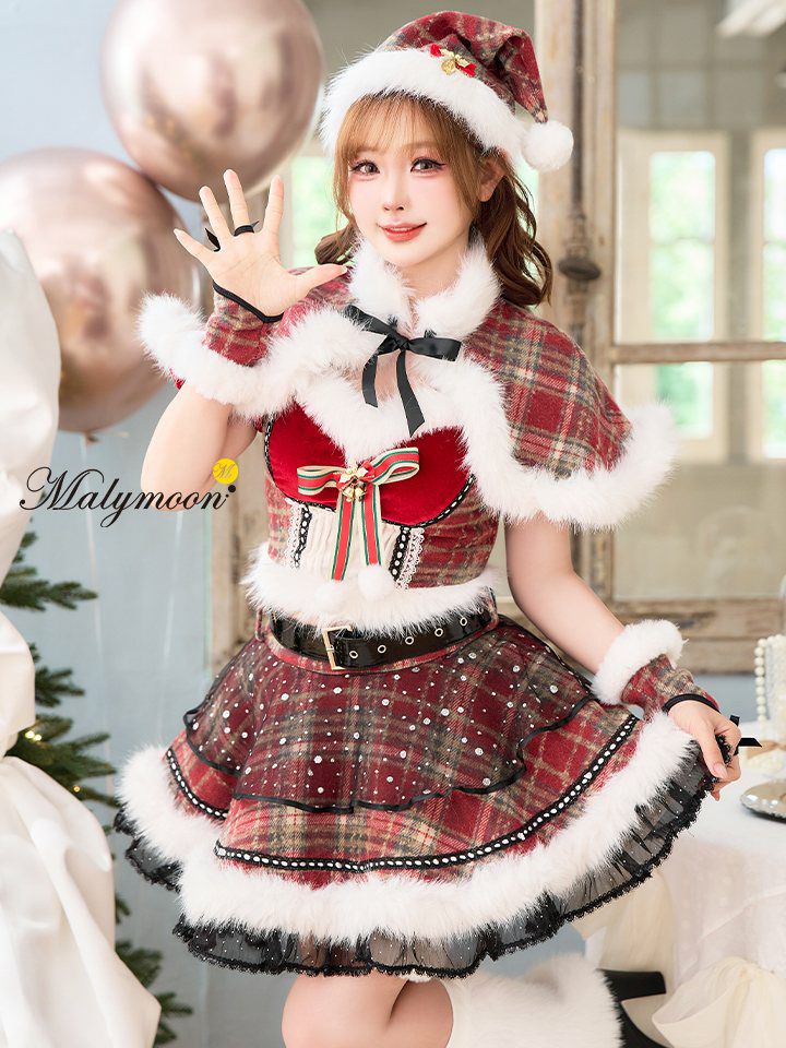 【12点セット】Malymoon マリームーン エトワールクラシックベルサンタ レッド mlcs25070