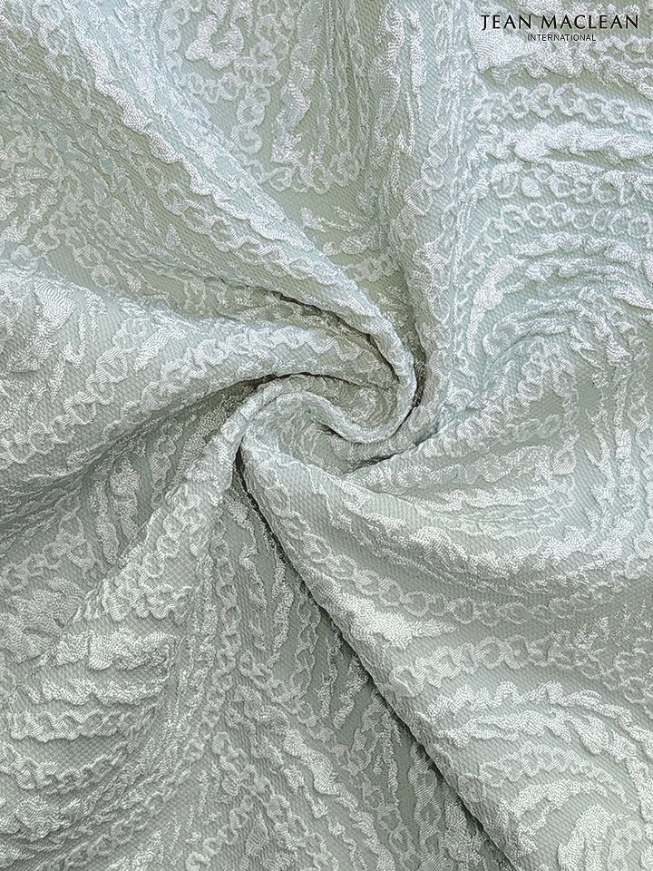 JEAN MACLEAN ジャンマクレーン ジャガード/ワンオフショル/アシンメトリーフリル/マーメイドライン/タイト ロングドレス ja51948-c