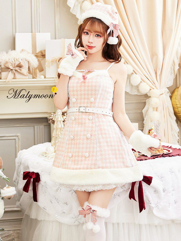 【10点セット】Malymoon マリームーン ココ・ピエドプールケープサンタ  [レッド/ピンク/ブラック] mlcs25071