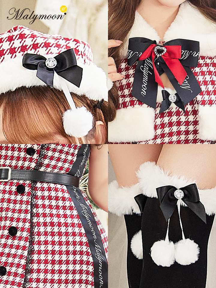 【10点セット】Malymoon マリームーン ココ・ピエドプールケープサンタ  [レッド/ピンク/ブラック] mlcs25071