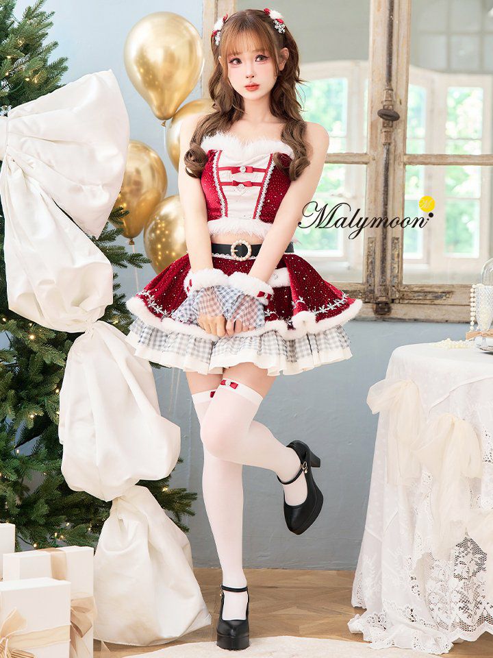【12点セット】Malymoon マリームーン 【姫宮まほれコラボ】ラブミーエトワールスノーサンタ レッド mlcs25083