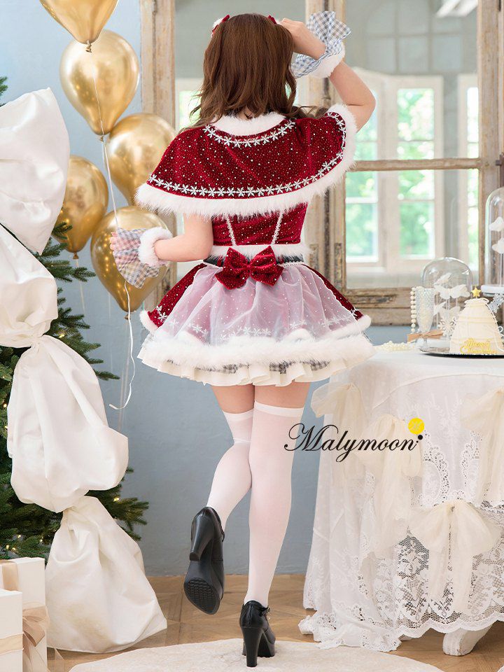 【12点セット】Malymoon マリームーン 【姫宮まほれコラボ】ラブミーエトワールスノーサンタ レッド mlcs25083