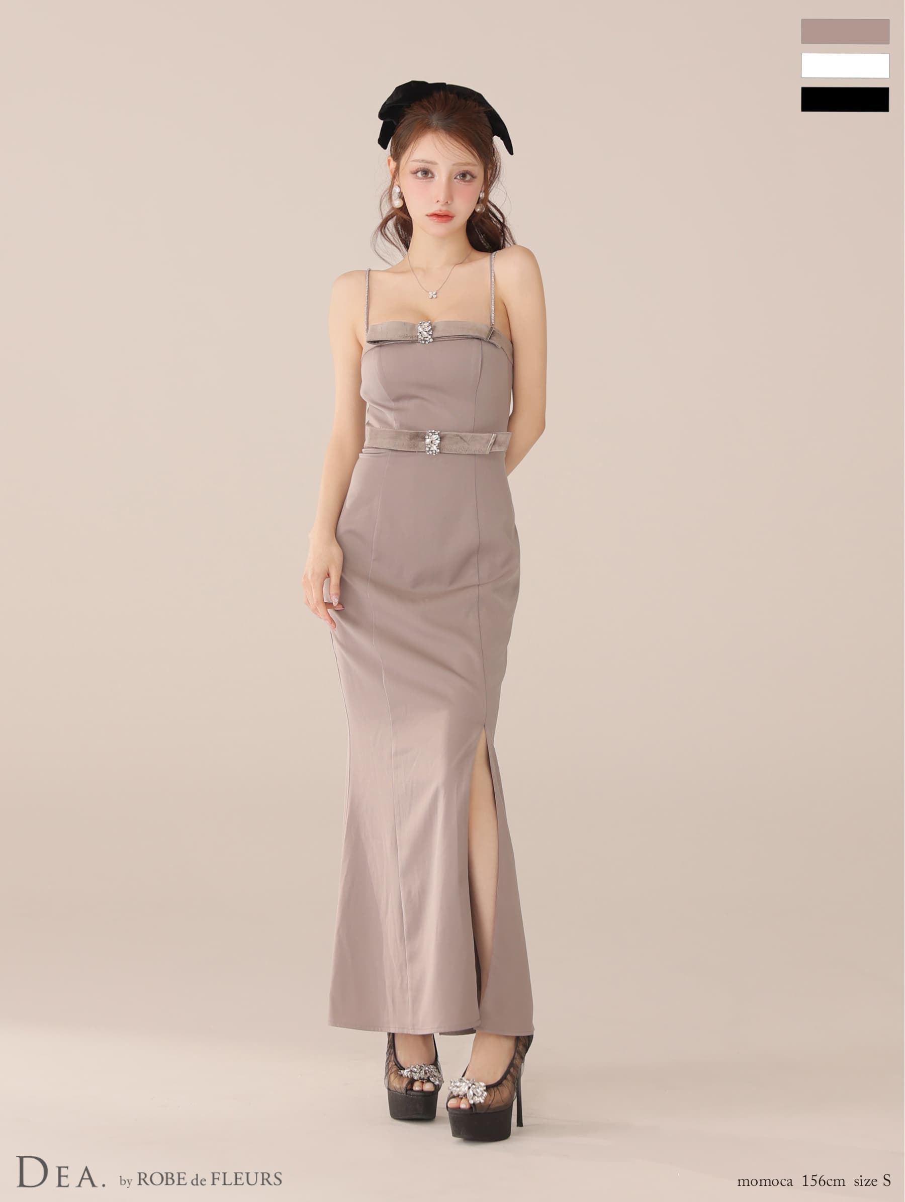 ROBE de FLEURS ローブドフルール 【XS～Lサイズあり】襟付き