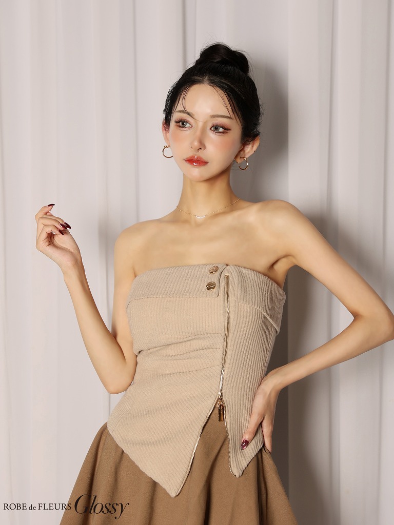 Glossy ローブドフルールグロッシー 【XSサイズあり】ベアトップ