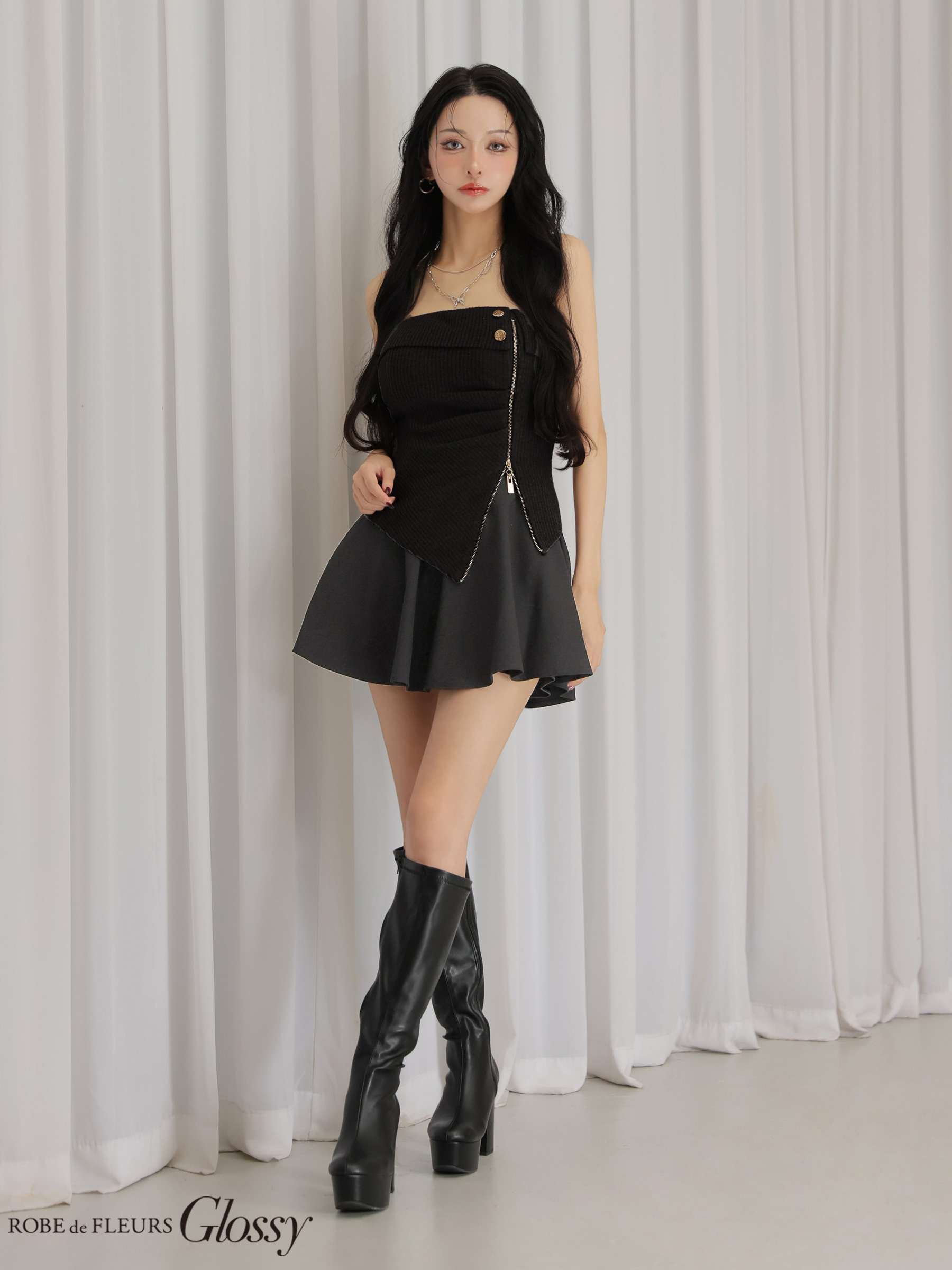 Glossy ローブドフルールグロッシー 【XSサイズあり】ベアトップ