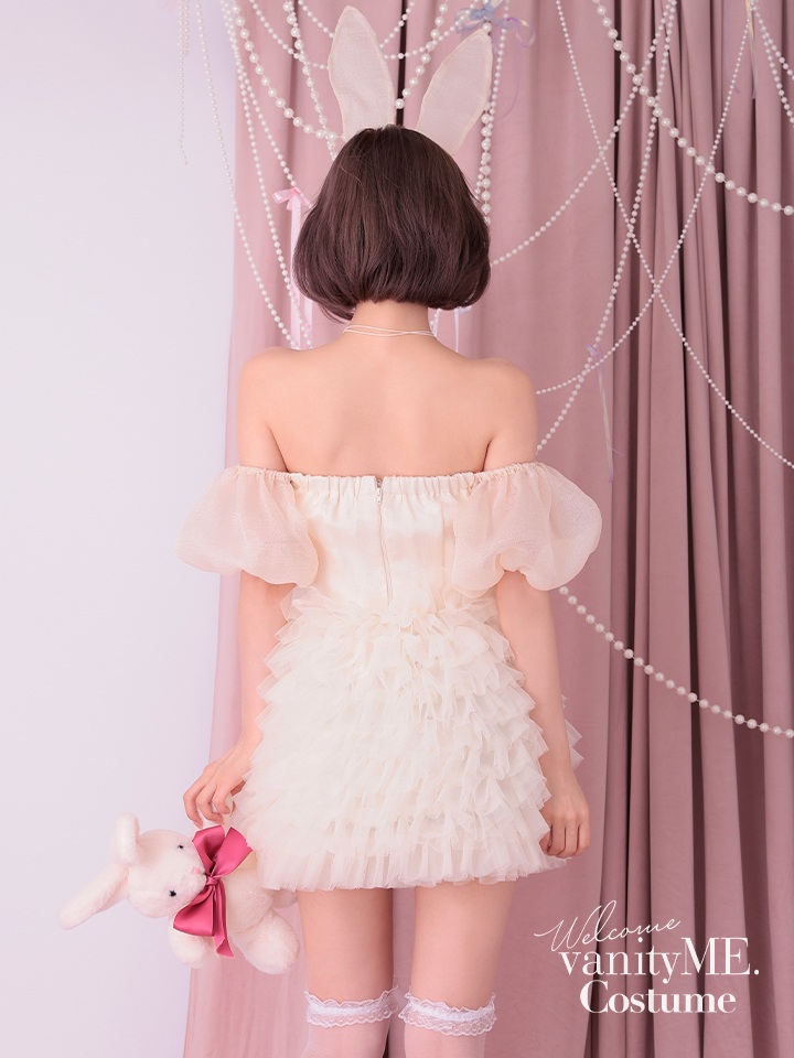 【3点セット】lulu Lilly Bunny. ルル リリー バニー アイボリー [ソンアミちゃん着用] vcsbn-240319-2-sn