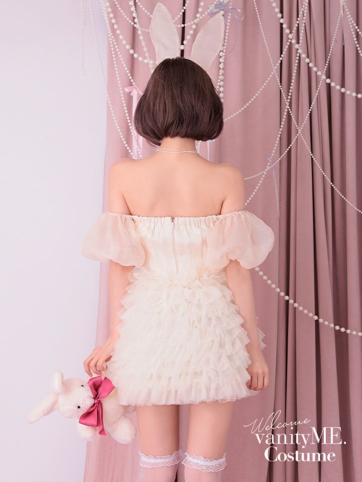 【3点セット】lulu Lilly Bunny. ルル リリー バニー アイボリー [ソンアミちゃん着用] vcsbn-240319-2-sn