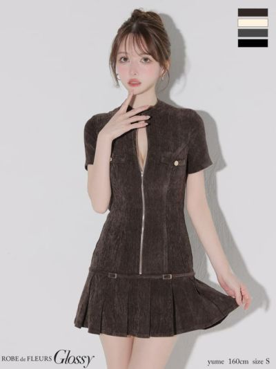 ROBE de FLEURS ローブドフルール 【XS～Lサイズあり】襟付き