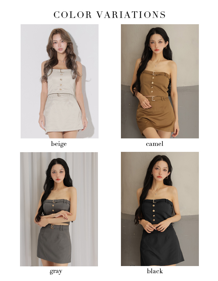 Glossy ローブドフルールグロッシー 【XSサイズあり】ツイルキャミセットアップミニキャバドレス gl3961