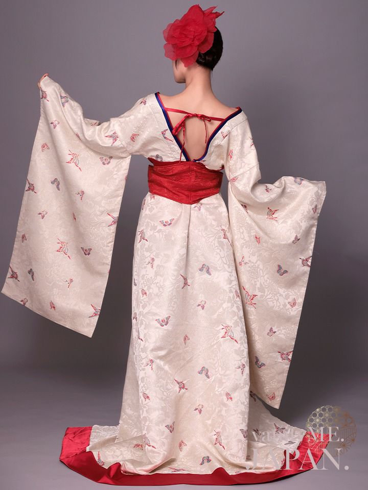 花魁 コスプレ 和柄 本格和装 着物 花魁ドレス 椿 TSUBAKI｜vcsot-250675