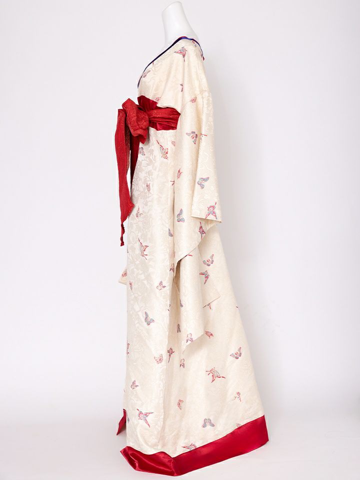 花魁 コスプレ 和柄 本格和装 着物 花魁ドレス 椿 TSUBAKI｜vcsot-250675