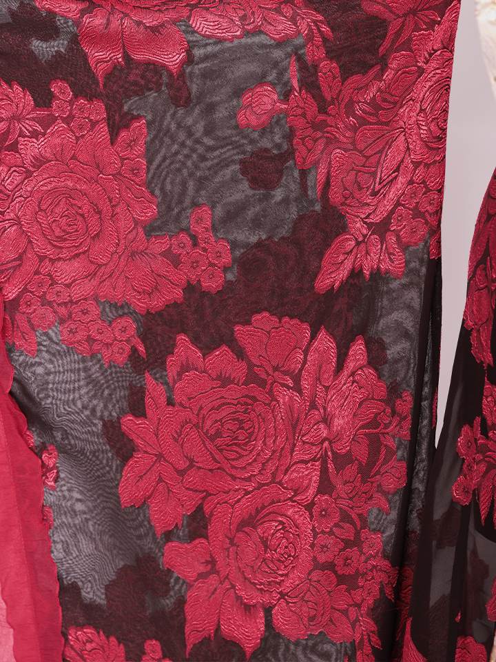 【2点セット】花魁 大奥 コスプレ 金箔牡丹 黒×金 和柄 本格和装 着物 花魁ドレス｜vcsot-250756-1