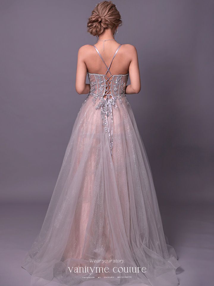 vanityME.couture. バニティミークチュール Eclat Lumiere（エクラ・リュミエール）ロングドレス vctr-l-cc0881