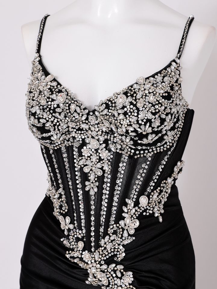 vanityME.couture. バニティミークチュール Eclat Noir（エクラ・ノワール）ロングドレス vctr-l-cm383