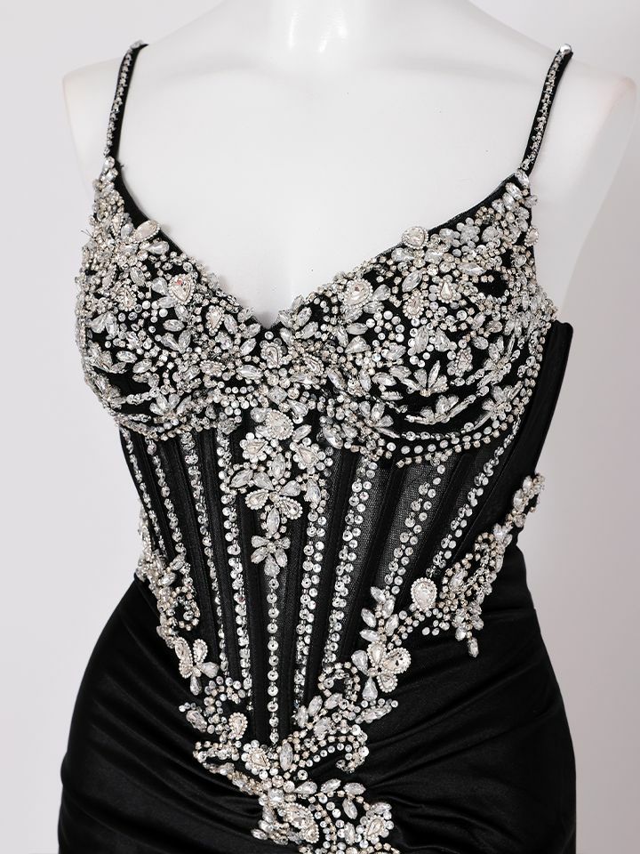 vanityME.couture. バニティミークチュール Eclat Noir（エクラ・ノワール）ロングドレス vctr-l-cm383